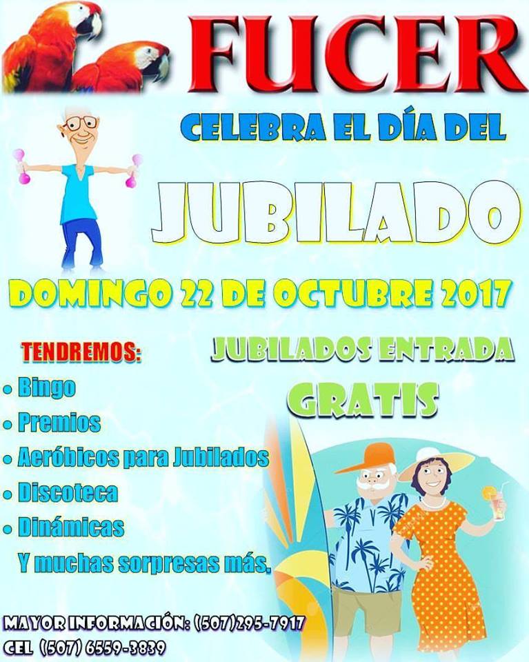 FUCERPMA's tweet photo. Te Esperamos. 👵👴 #abuelitos #diadeladultomayor #jubilado #fiesta #gratis #abulita #abuelito #abuelo #abuela #fucerpma #fucerpanama #fucerpty https://t.co/agvn1Y2Ya1
