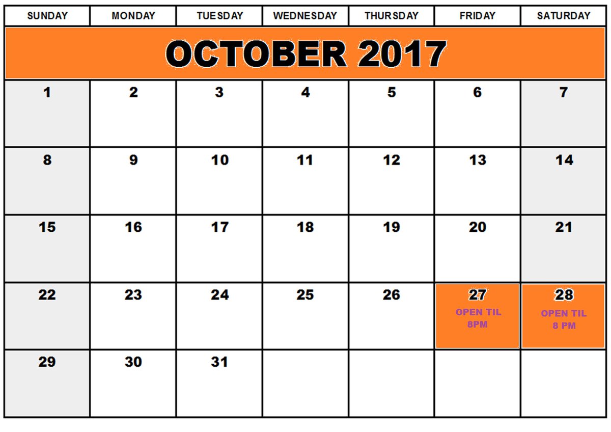 StudioFXVan's tweet photo. Halloween Hours are now up!
Open late on October 27th and 28th for all your last minute makeup needs! https://t.co/JdeTM1Y1US