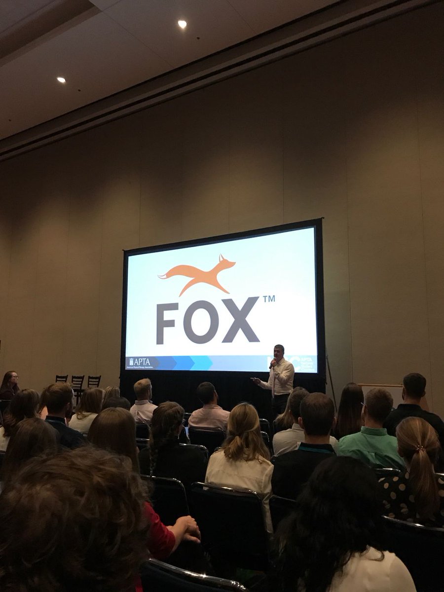 FOXRehab's tweet photo. Those in Portland for #aptansc heard it first: @PTPintcast has joined Team FOX! #geriPTrocks https://t.co/xifcREdomn https://t.co/mxKK7gyCtv