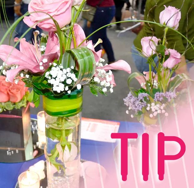 ExpoEventosXV's tweet photo. #Tip - Escoge centros de mesa que tengan flores naturales para la recepción de tu fiesta de quinceaños. https://t.co/zUoafVj6ua