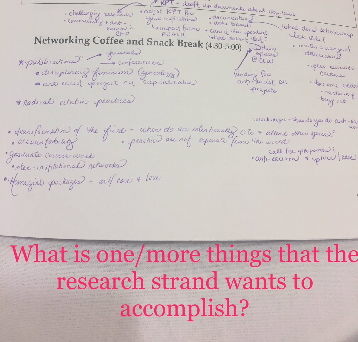DrDefyant_Tam's tweet photo. How might we begin to change the way we see, do and think about research? #DTTAntiracism #ConfCW https://t.co/gQaYCU5ynI