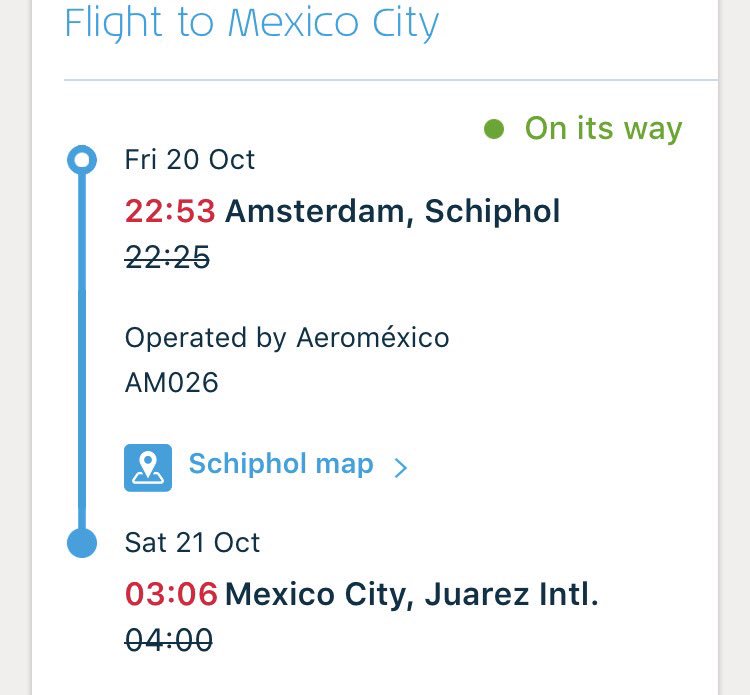 acommonguy's tweet photo. @Aeromexico &amp; @KLM. It seems the flight was delayed. Don't understand why I was not allowed to board. https://t.co/EgwGcd9Bus
