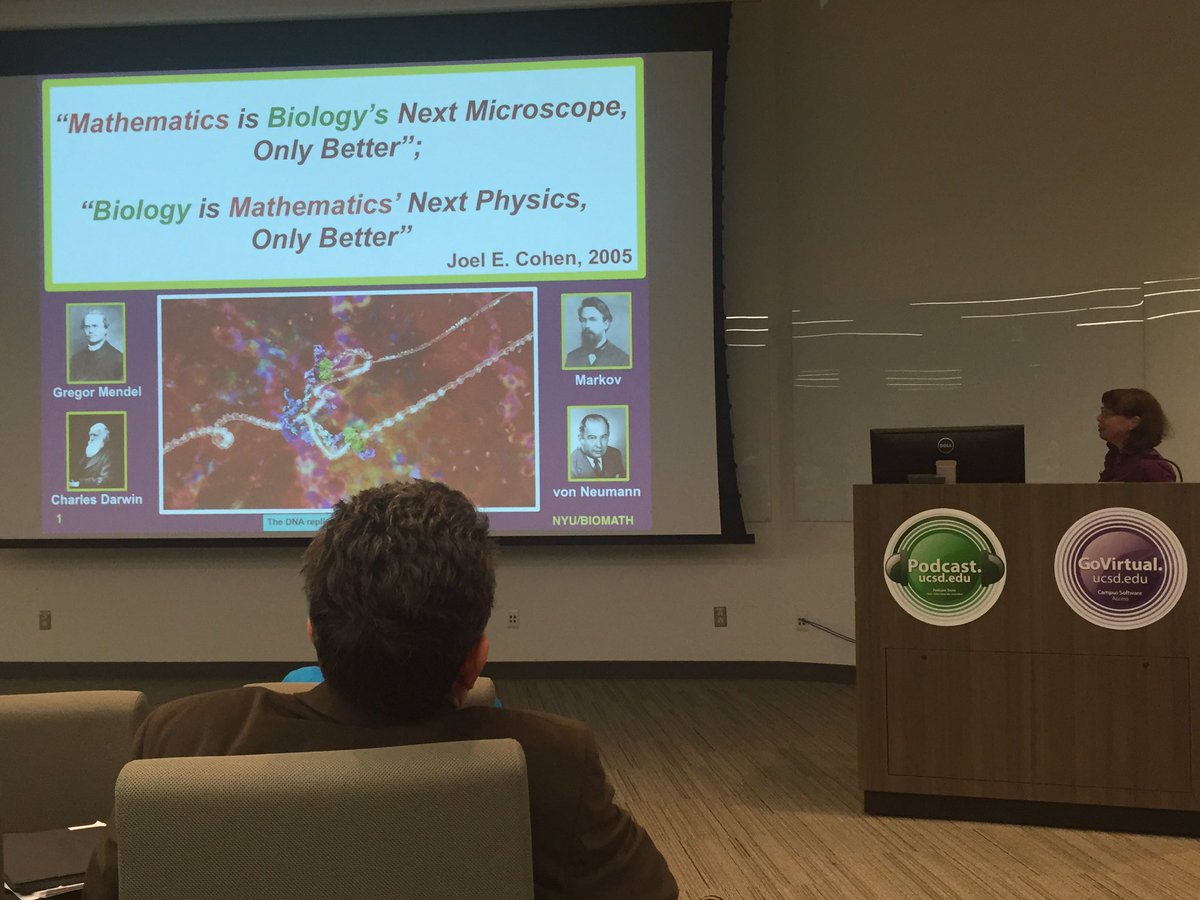 David Meyer (@dajmeyer) on Twitter photo <a href="/tamar_schlick/">Tamar schlick</a> begins <a href="/UCSDMathDept/">UCSD Math Department</a> Rosenblatt Lecture Series talk on folding RNA & DNA <a href="/UCSanDiego/">UC San Diego</a> <a href="/tamar_schlick/">Tamar schlick</a> begins <a href="/UCSDMathDept/">UCSD Math Department</a> Rosenblatt Lecture Series talk on folding RNA & DNA <a href="/UCSanDiego/">UC San Diego</a>