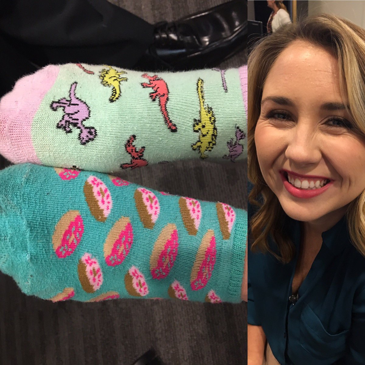 WVLTBrittany's tweet photo. Typical. Donuts and dinosaurs. #mixmatched #everyday #loveher @WVLTCash https://t.co/Iso3yuqQYK