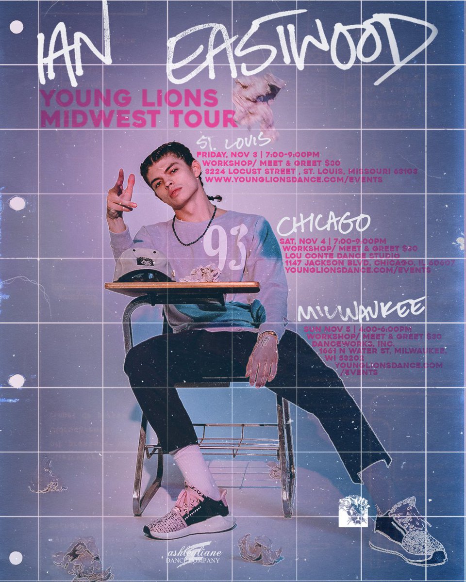 MIDWEST!!!-CLASS IS IN SESSION! <a href="/Ian_Eastwood/">Ian Eastwood</a> <a href="/theyounglions_/">The Young Lions</a> St Louis11/3-Chicago11/4-Milwaukee11/5 
Register Here: younglionsdance.com/events