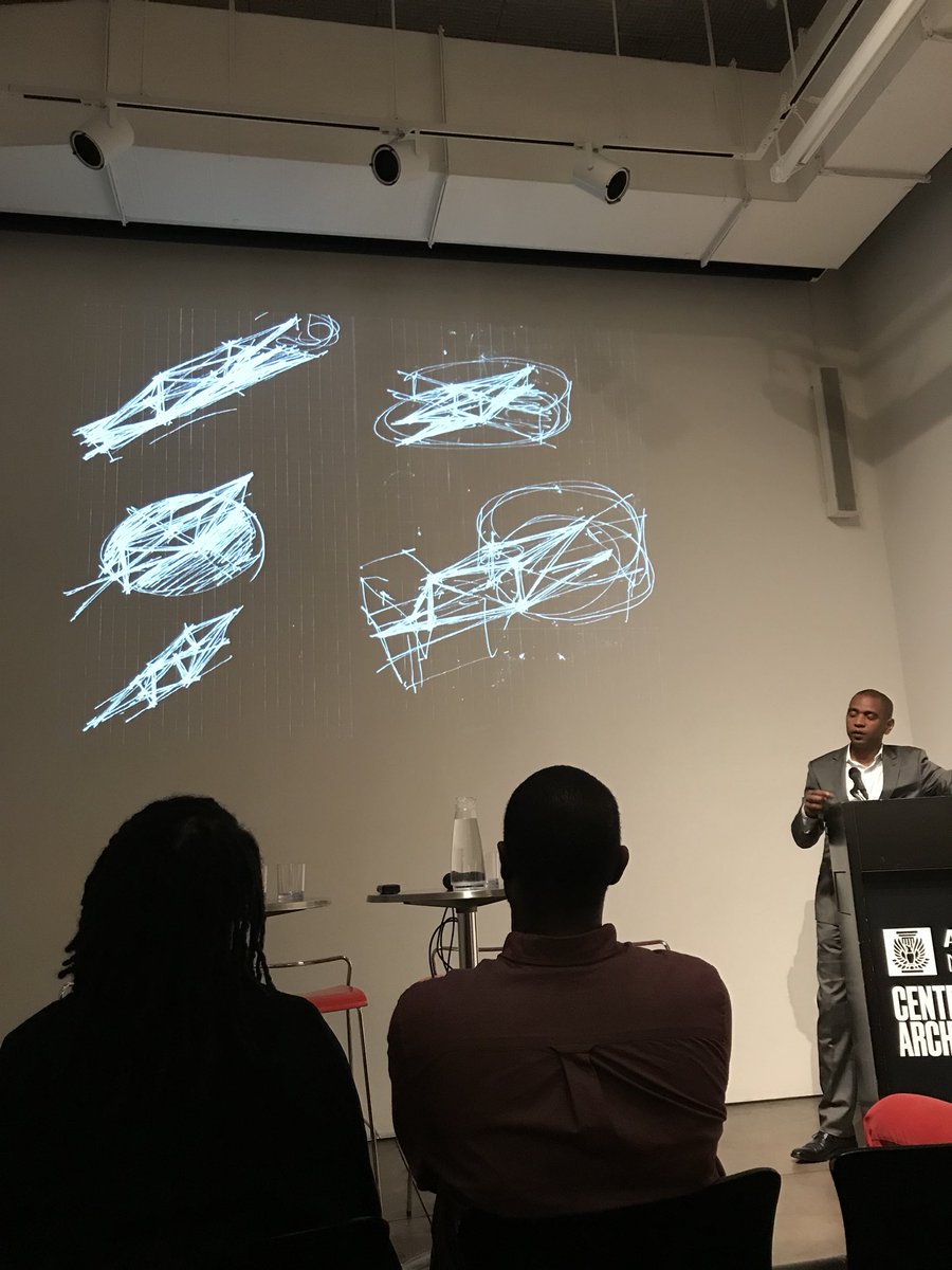 BlackGotham's tweet photo. How architecture can help return those who passed through the Middle Passage. Rodney Leon @ #MaxBondLecture #MonumentalMatters #Archtober https://t.co/qn6miWApoh