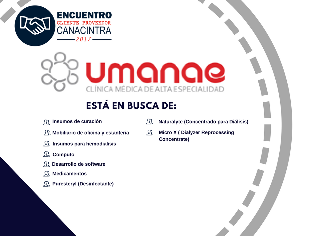 canacintrap's tweet photo. #Umanae te está buscando... Encuentro #ClienteProveedor 2017 / Inscríbete y participa: https://t.co/4i2HKUzfKI https://t.co/nOufUtKo6d