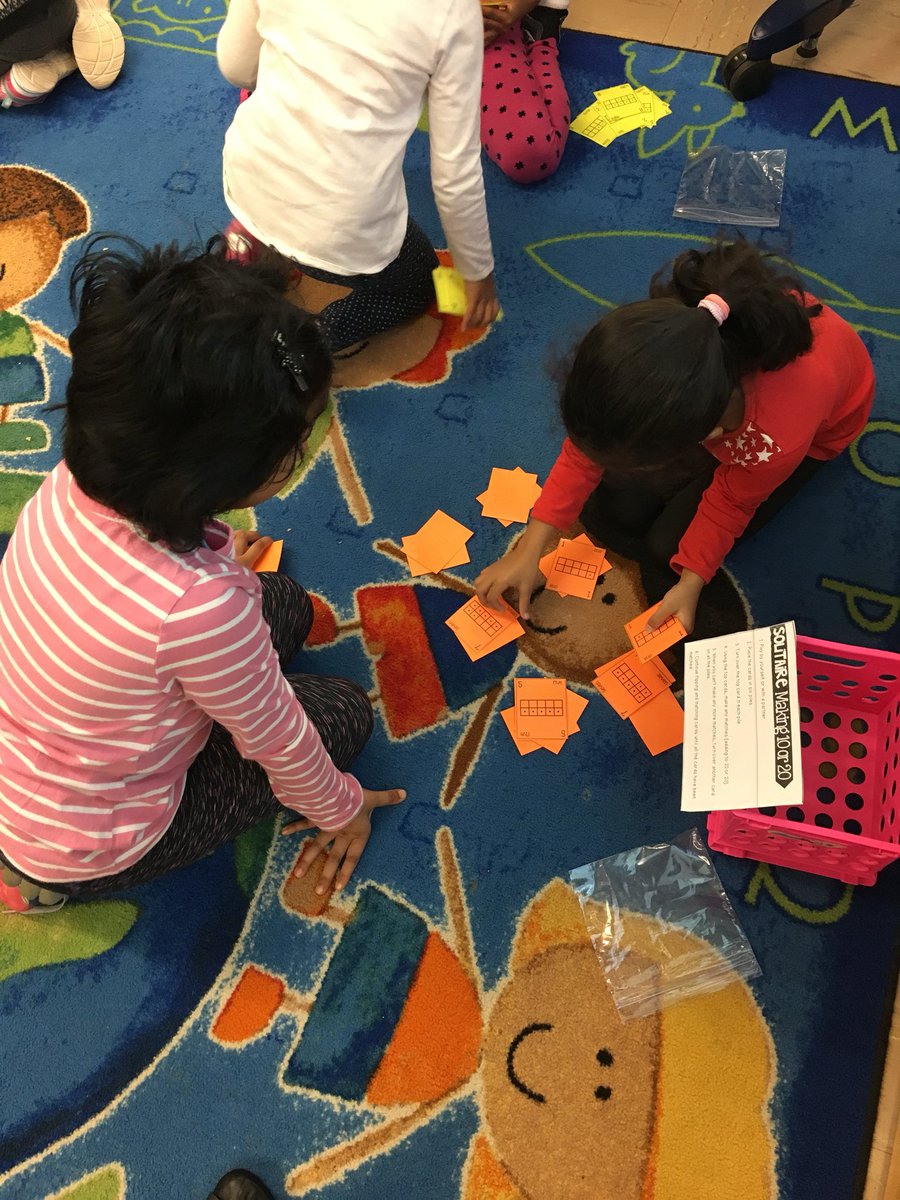mrscooper36's tweet photo. Practicing ways to make 10 by playing solitaire in math stations! Ss has so much fun! @LincolnSchool8 #edisonk12 #lncproud https://t.co/zZNxPoAT84