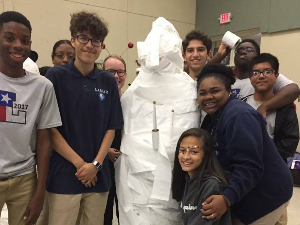 Halloween Party before the big day tomorrow! #lamartexanband