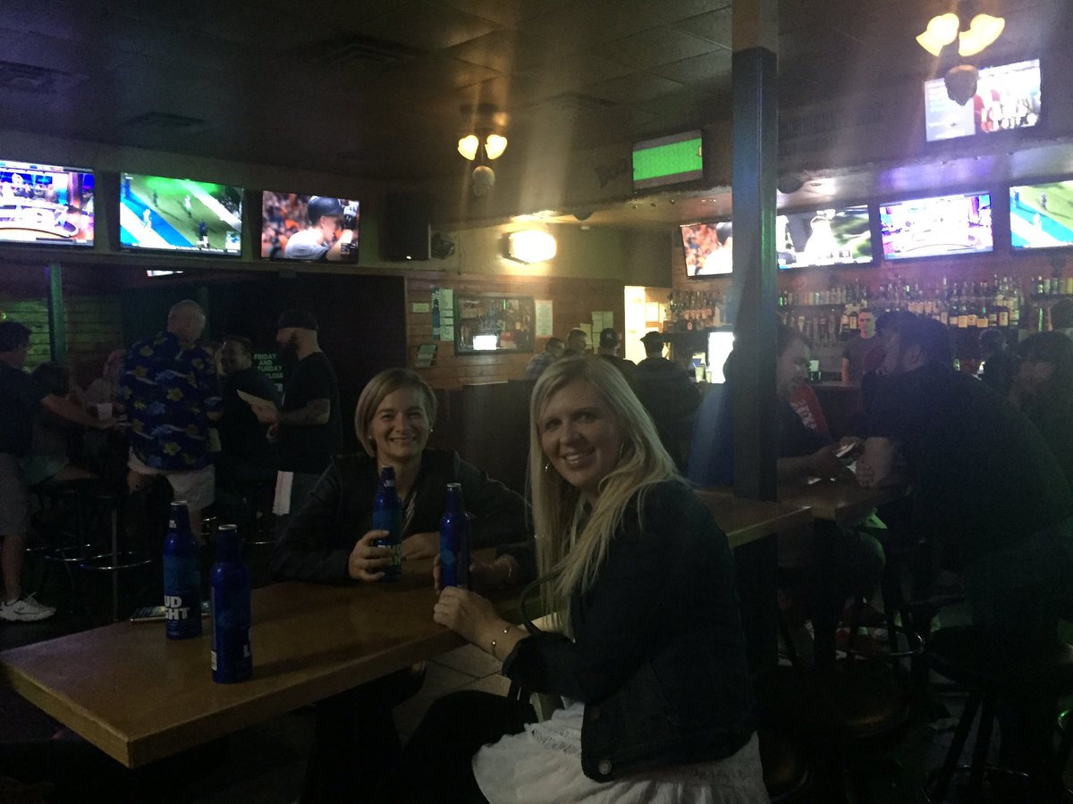 TSNBecks's tweet photo. Found a couple of blonde Canadian rockets in Omaha  @kowboy70 #touchtunestv #stadiumclub https://t.co/pP2E3wqWhQ