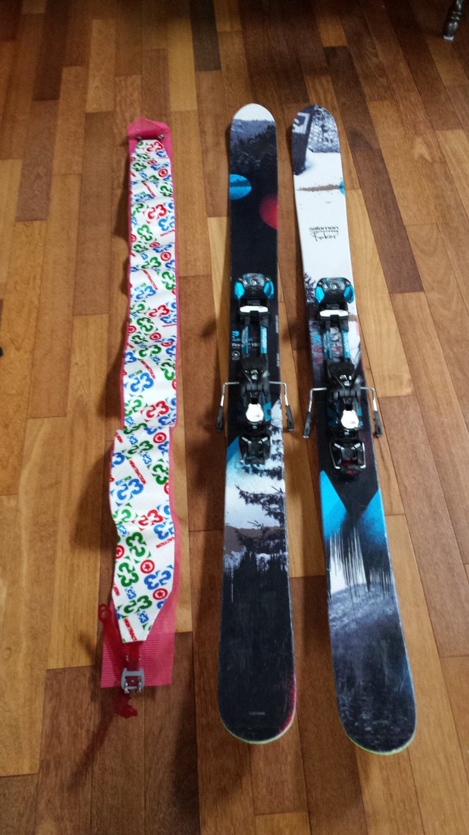 DensmoreChris's tweet photo. RT to help me sell these! 192cm Salomon Rocker 2, Guardian 16 bindings, Alpine G3 skins. $600. #backcountry @mec https://t.co/iepRAvPDyh