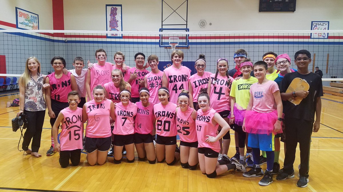 IronsCougars's tweet photo. Teachers WIN Staff vs. Students Volleyball game TO SUPPORT #UnitedWay #IronsNJHS #TeachersRule https://t.co/zzPrmDzbzU
