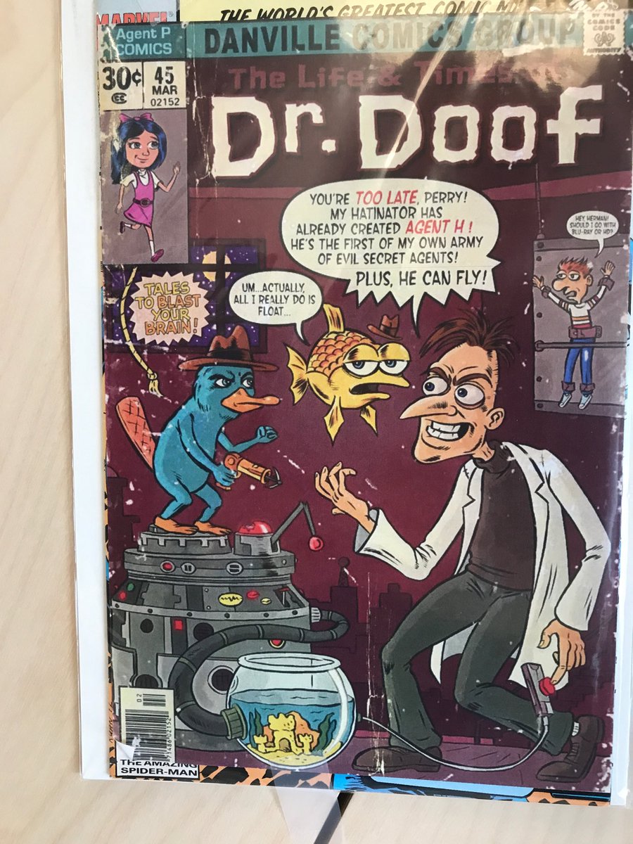 DanPovenmire's tweet photo. Silly Comic Book covers that Anthony Vukojevich did for me a few years@back. https://t.co/ry45goVxw5