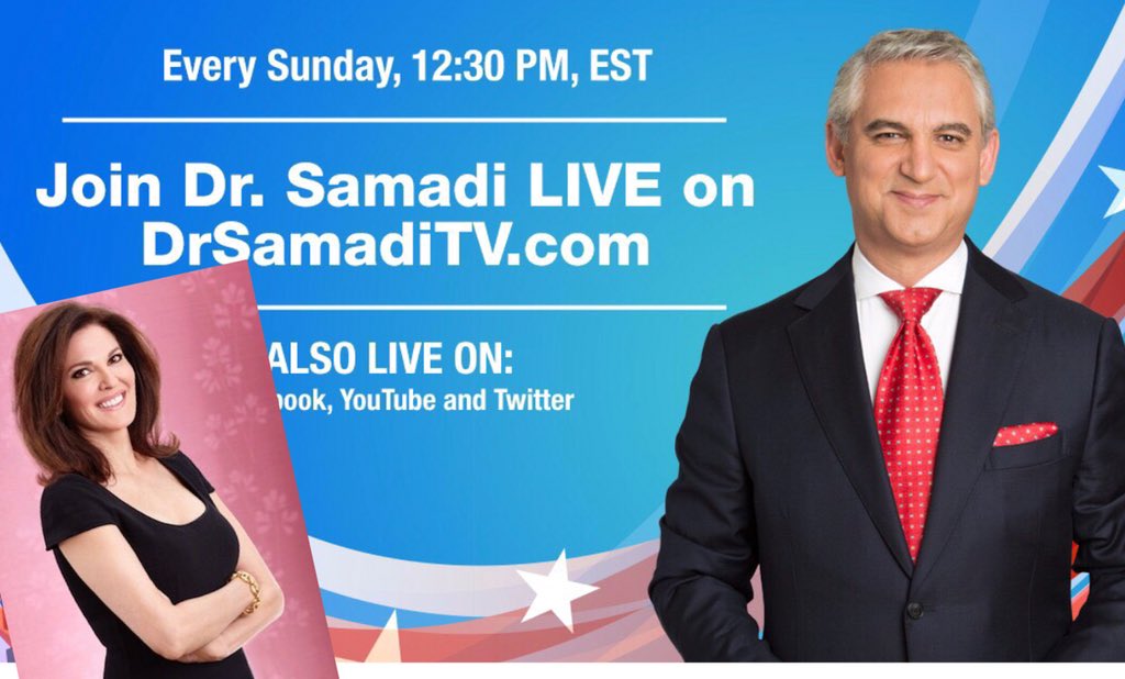 drdavidsamadi's tweet photo. Join me on Sunday at 12:30 EST LIVE on #SundayHousecall Online with a Special Guest @drdorisday https://t.co/gIxKRq87ns