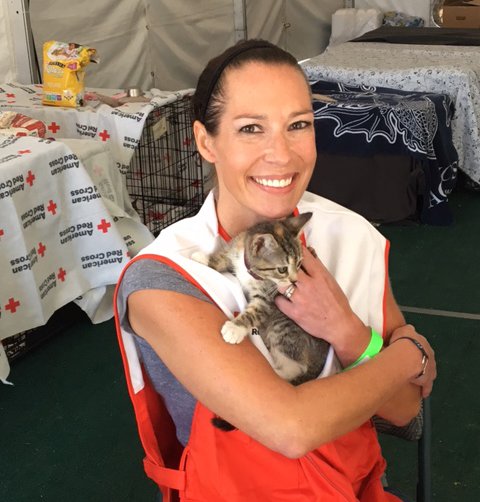 AstellasUS's tweet photo. #DisasterResponseTeams have also supported animals impacted by the hurricanes, caring for the pets of people staying at a Houston shelter. https://t.co/dmI4yiWk4h