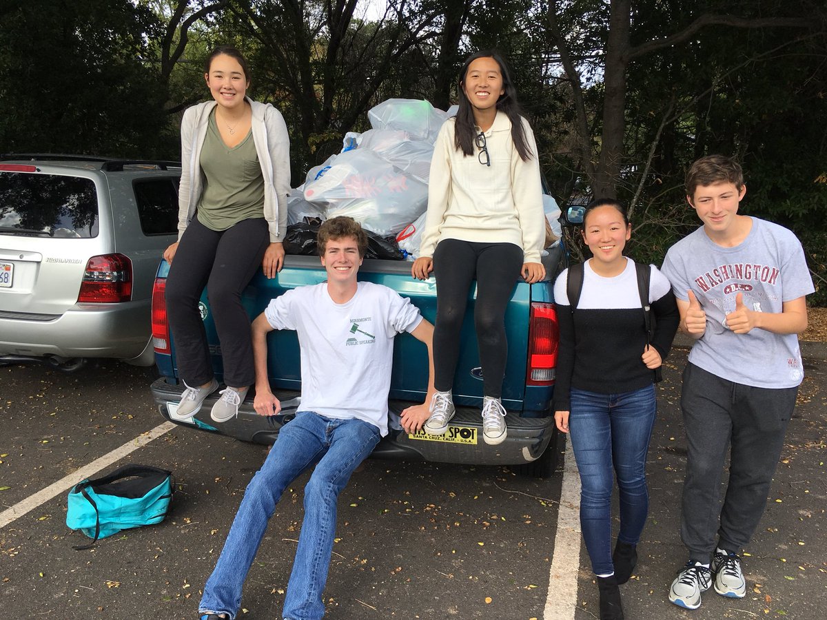Miramonte Latin students  have collected 648 pairs of shoes for the 5th grade shoe drive <a href="/WoodsideEL/">Woodside Elementary</a> for 5th camp #community <a href="/mhsjcl/">Miramonte Latin Club</a>