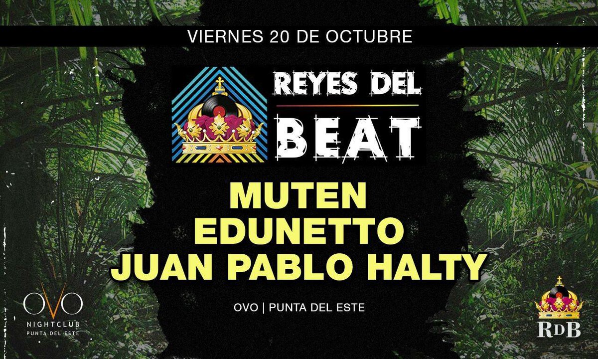 OVOPunta's tweet photo. Tonight #ReyesDelBeat #OVOPunta!!! 👑🎉🎉🎉 https://t.co/sddvTNKYC7