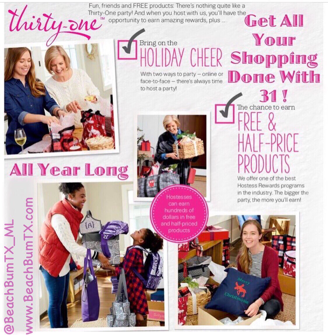 BeachBumTX_ML's tweet photo. Holidays are coming... who do you need to shop for? #hostessrewards #Christmasgifts #BeachBumTX #JoinMe #MyFunJob #ThirtyOne #thirtyonegifts https://t.co/vsvhxXio5q
