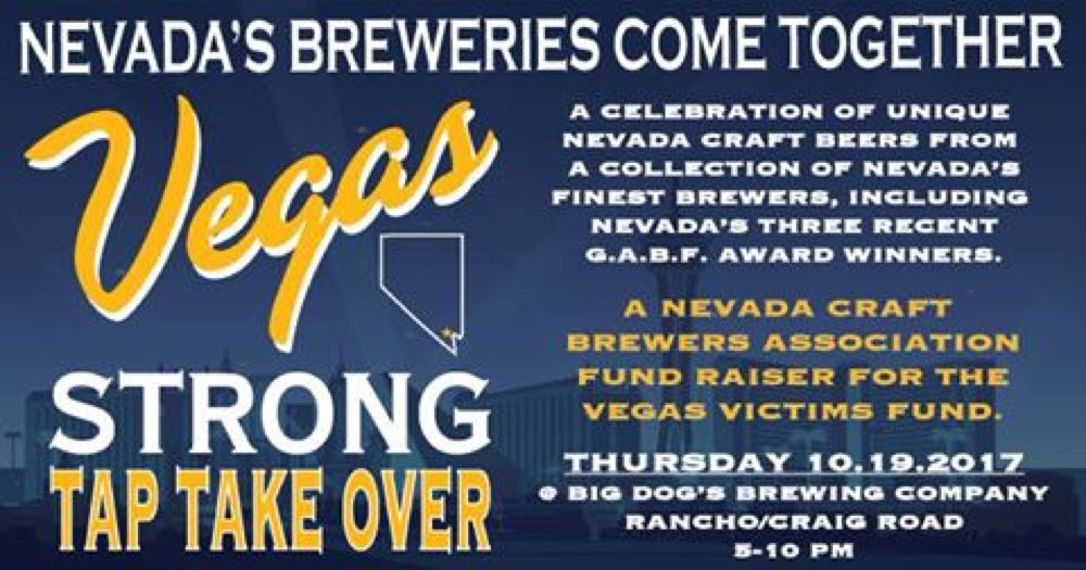 Thank you to our fellow Nevada Craft Brewers and to everyone that came out last night to Big Dog's Brewing Company. Cheers to all of you!