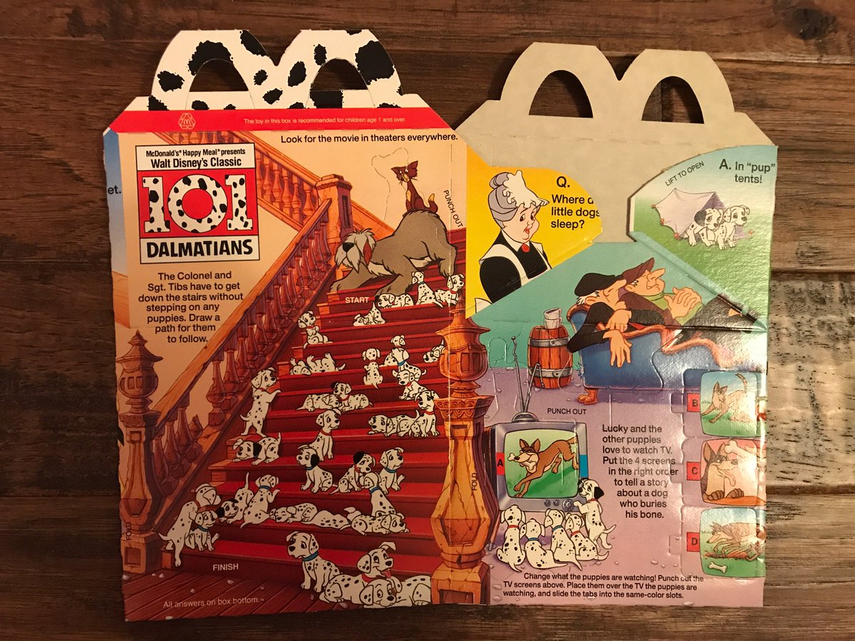 Turn Back The Clock Toys On Twitter 2 1990 Vintage McDonalds DMngUkZWkAAwIqh 921514269715369985 101 Dalmatians Bone Meal