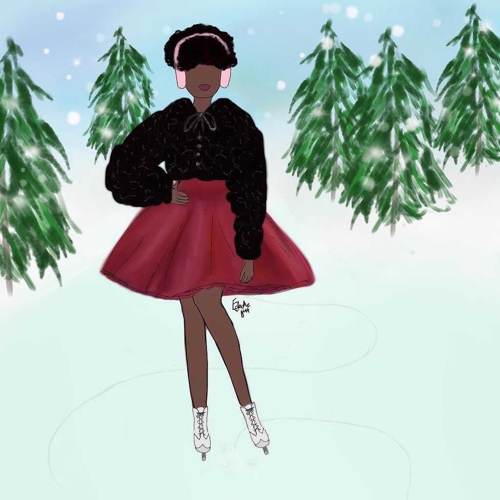 TheEclecticgift's tweet photo. Skater girl 😍⛸ #blackart #blackartist #dopeart #londonartist #blackwoman #blackwomanart #blackgirlmagic #melanin #melaninpoppin #winterisco… https://t.co/HRu6VFsw52