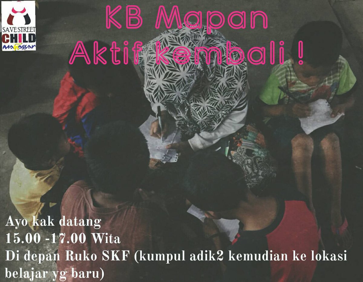 Assalamu alaikum kak kece, kelas belajar Mapan kembali aktif, jika ada kakak2 yg mau join silahkan kumpul depan skf samping MP, hari ahad