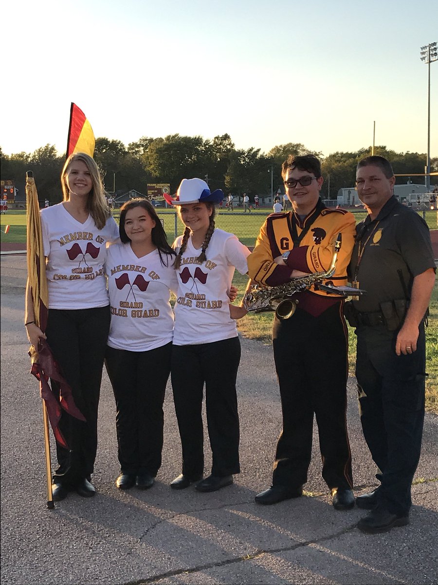 248Girard's tweet photo. #248GHS &amp; #248GMS Preparing for the game! Come cheer on the Trojans! #BeATrojan https://t.co/PX2TGcPiDL