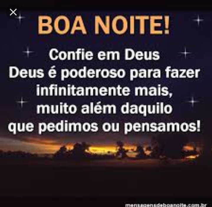 Boa noite para todos vocês!
Paz, amor e Luz!