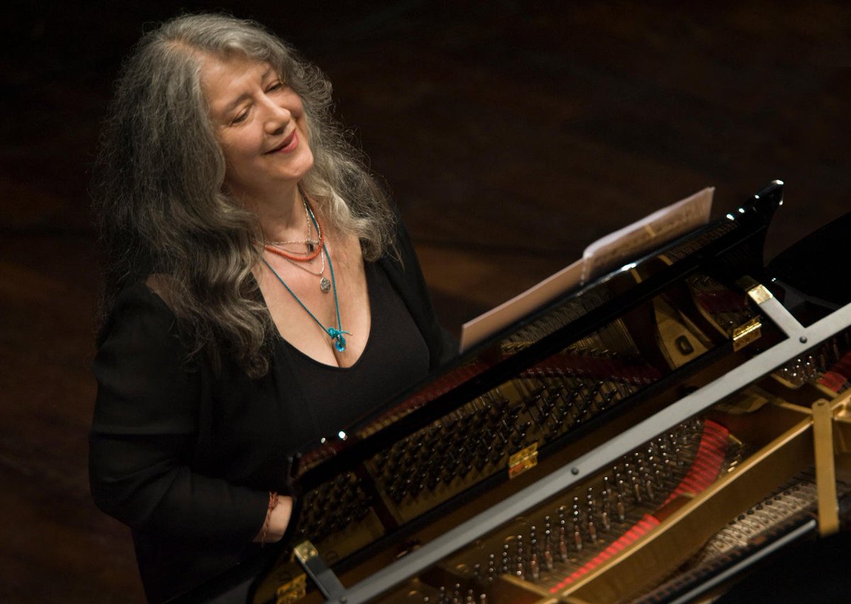 carnegiehall's tweet photo. Almost time to tune in live on @medicitv + @WQXR! At 8 PM ET, pianist Martha Argerich performs Prokofiev w/ @santa_cecilia. #CHLive https://t.co/ZMiohw5QGD