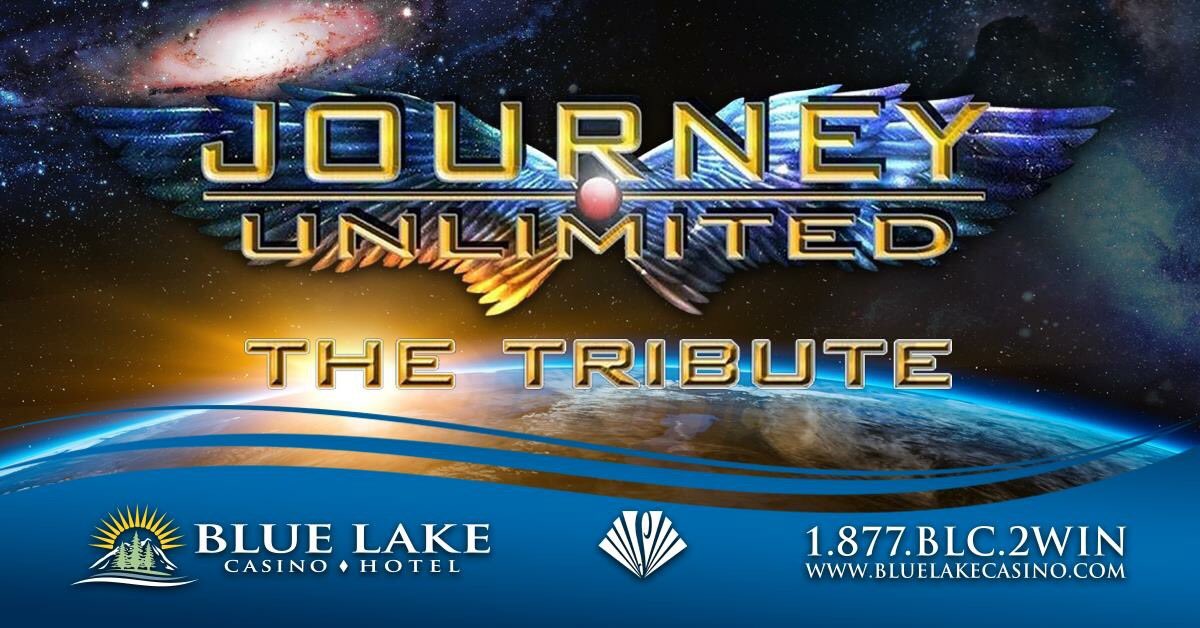 BlueLakeCasino's tweet photo. DON'T STOP BELIEVIN' this Halloween weekend! Oct 28!! #journeyunlimted #bluelakecasino #dontstopbelieving #sapphirepalace #humboldtevents https://t.co/8RMdUJ5taE