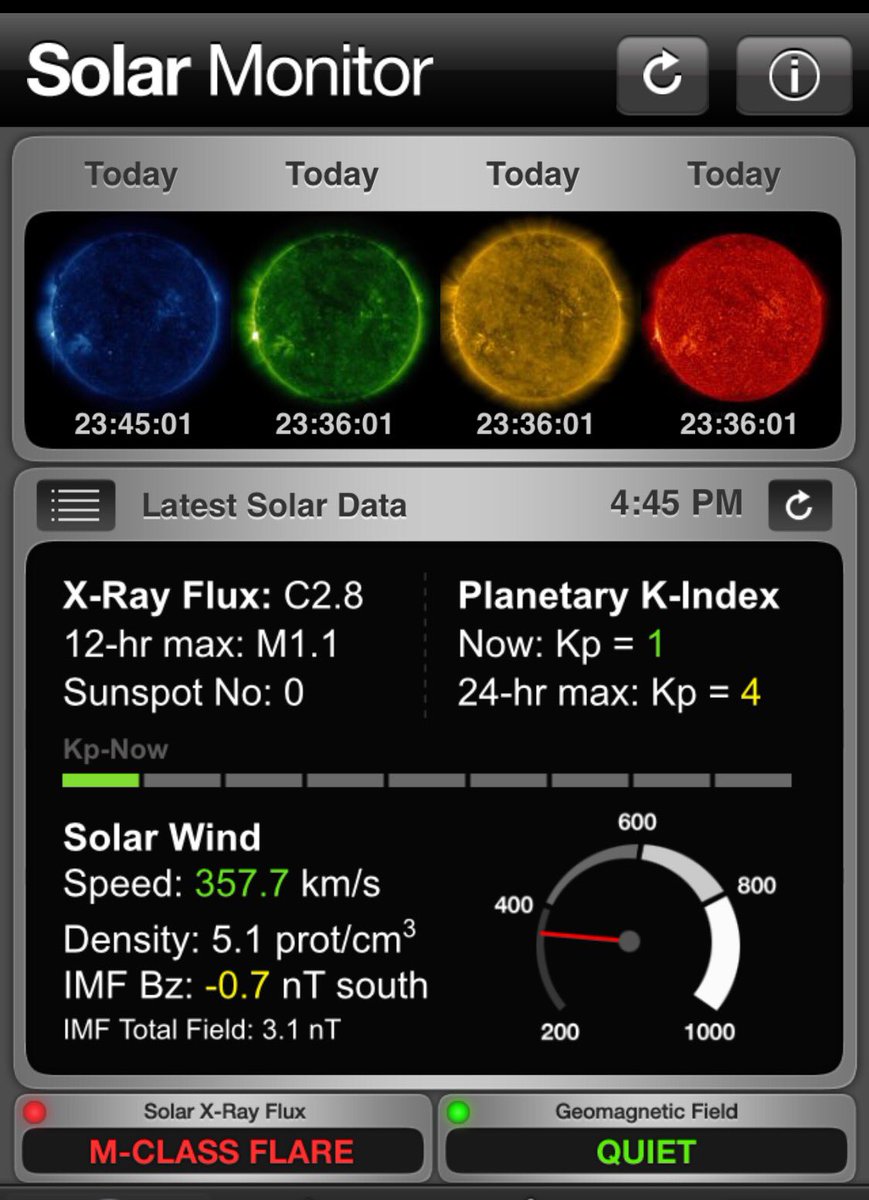 Nemisistar's tweet photo. M-Class #SolarFlare happening now! 10/20/17 #SpaceWeather #Solar #Sun #SolarFlares #FerventHeat #2Peter3 #Mal4 https://t.co/IDTyvpilJS