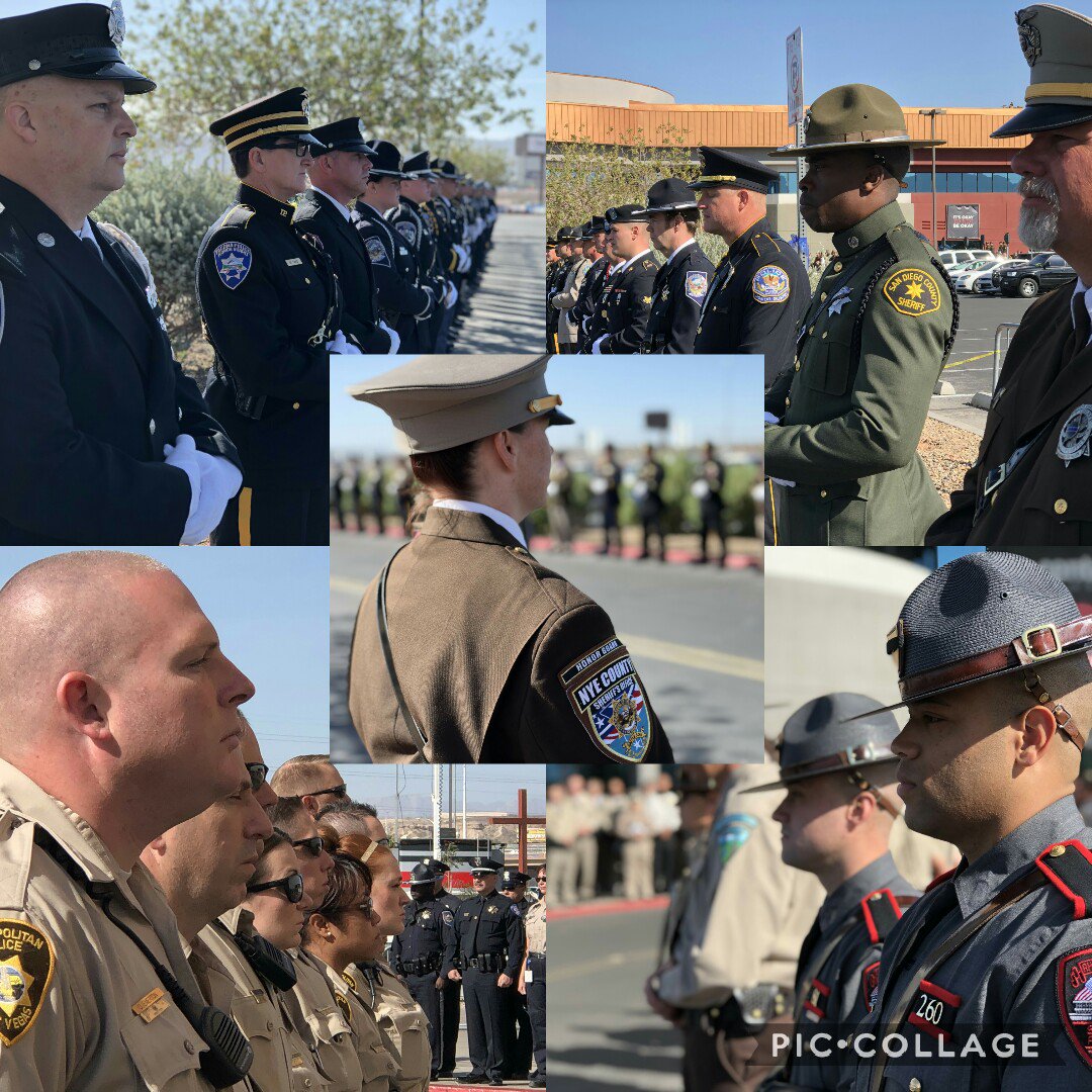 LVMPD's tweet photo. Remembering Officer Charleston Hartfield!
A few photos from today's emotional farewell.
#RIPHartfield 
#vegasstrong https://t.co/ZAGbFJqRsf