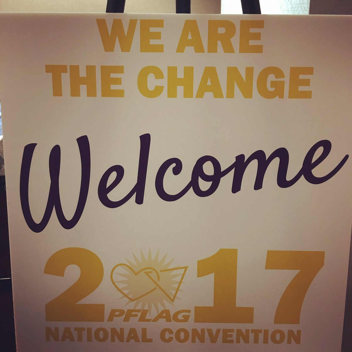 PFLAGDEN's tweet photo. #wearethechange2017 is starting in 3..2..1...  @PFLAG convention is officially underway!! https://t.co/Gv7ZkMc6Kw