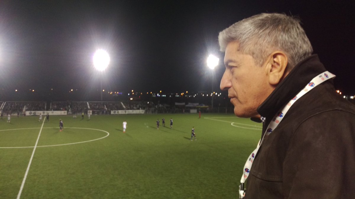 The #CanMNT boss <a href="/oz_football/">Octavio Zambrano-Viera</a> taking in the #L1OMFinal here tonight