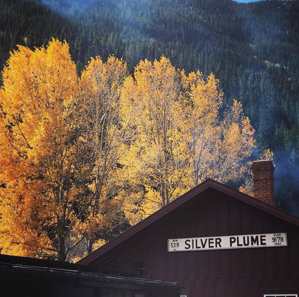 loquaciousbbear's tweet photo. A fall train ride to see the colors #fall #aspens #georgetown #silverplume #colorado #mountains #trains #tw https://t.co/jm6yAhAJdY