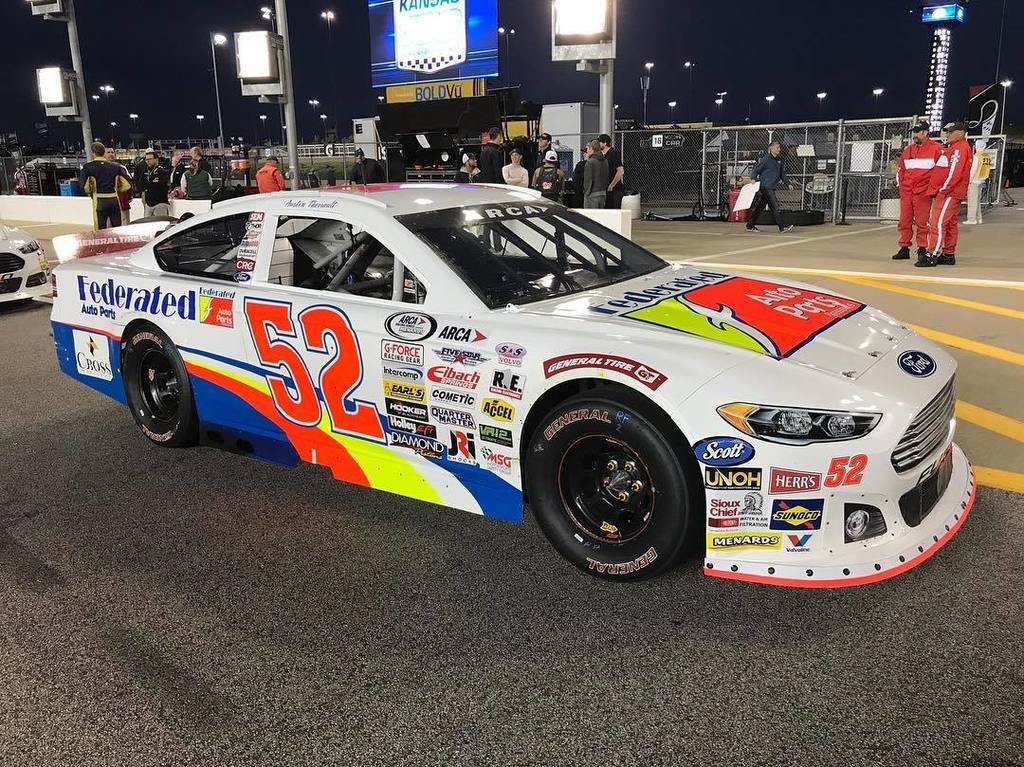 The Kansas ARCA 150 will be live on FoxSports2 from Kansas Speedway at 8:30 eastern time.