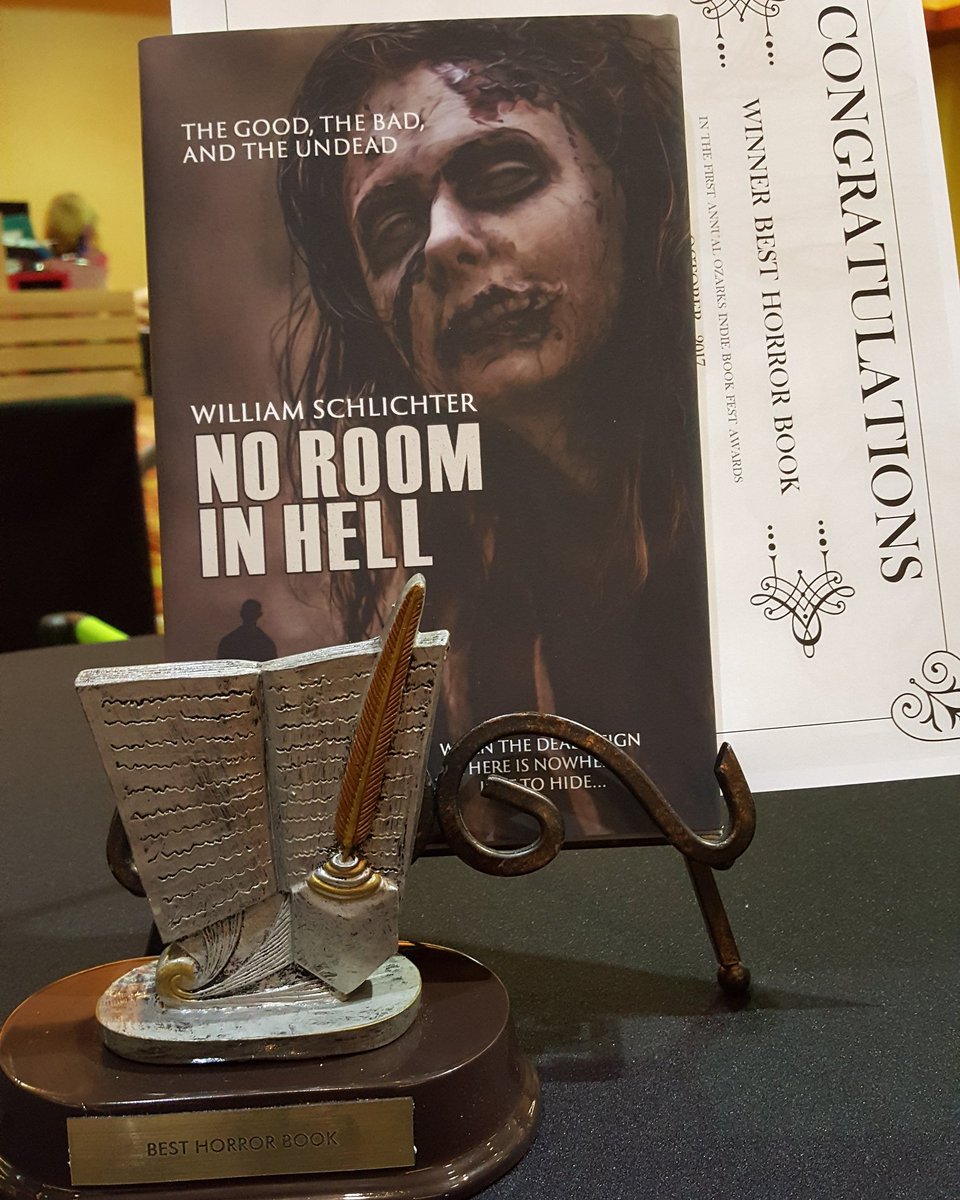 wmschlichter's tweet photo. My #novel #NoRoomInHell now an #Awardwinning #zombies. #undead #book #distopía #horror  @NewZombieComics https://t.co/EpqUu1DVGp