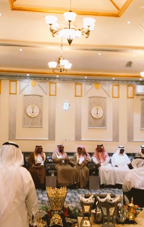 الشيخ بدر الشغار والشيخ منصور المشرافي والشيخ محمدالهذلي