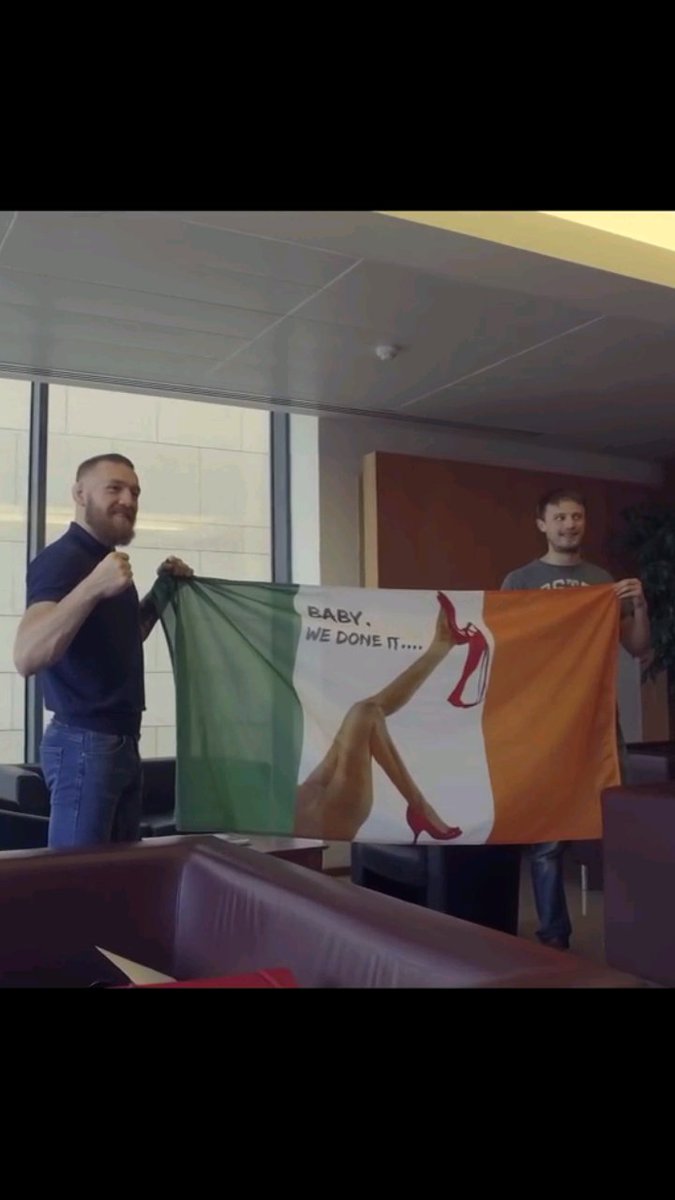 HollyHalloran's tweet photo. @TheNotoriousMMA @Betsafe I asked @danawhite three year ago was @CrokePark happening, he said it was, #bringconnerhome 🍀💚💰💵👊 https://t.co/5aAc1WOXHB
