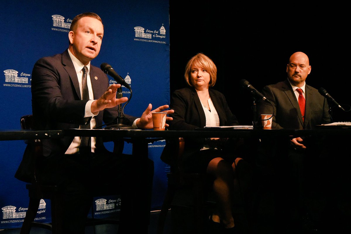 AndyManar's tweet image. Thanks to Citizens Club of #Springfield for the invitation to discuss the next steps in school funding in IL. #FixedTheFormula #SB1_947