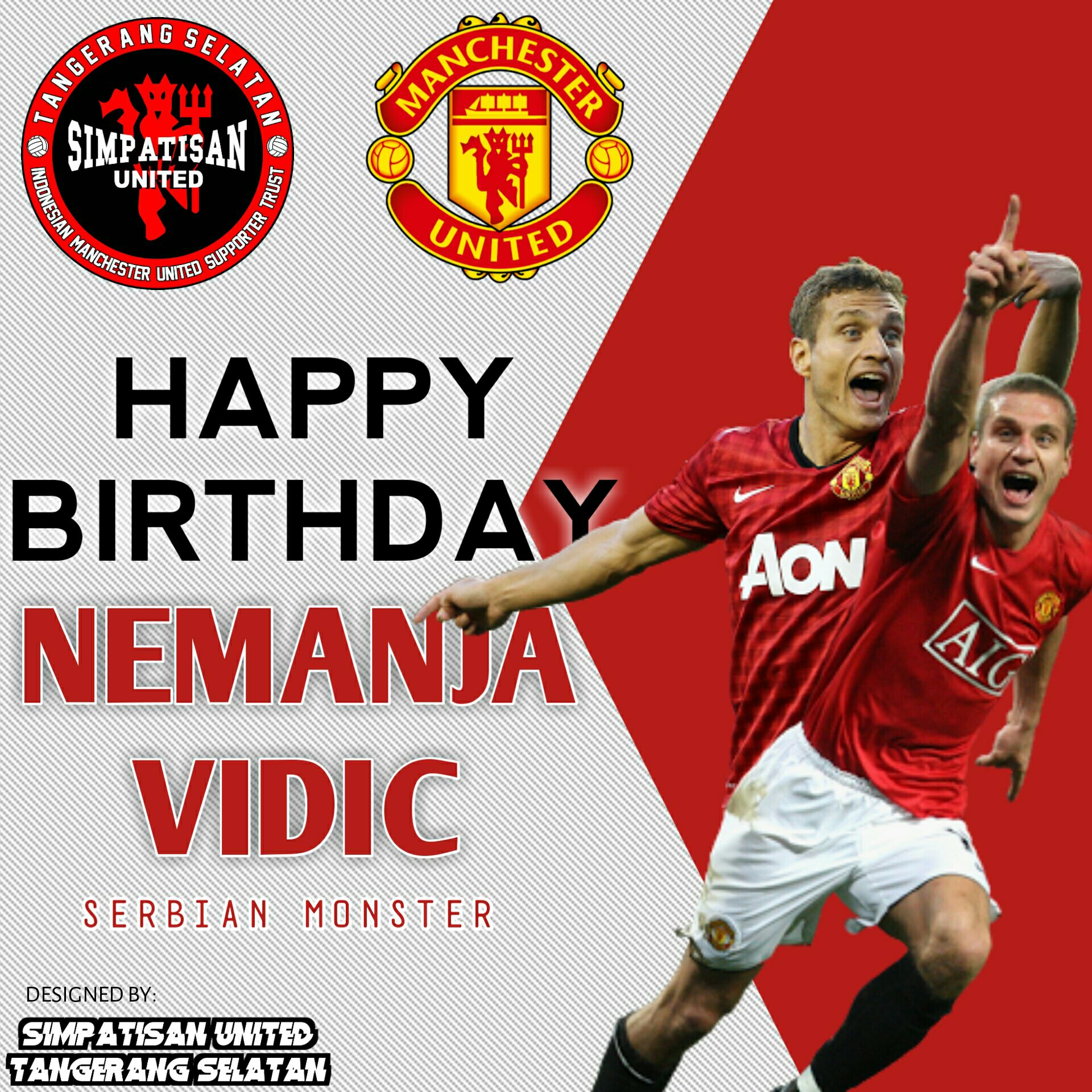 Happy Birthday to our legend Nemanja Vidic      