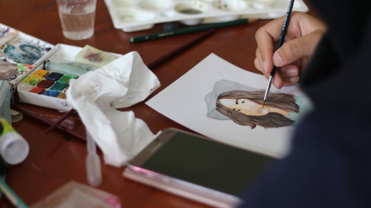 [WORKSHOPHORIA]

Telah berlangsung workshophoria watercolor tadi pagi di kesegeran #djamoe6 Semoga ilmunya bermanfaat yah!hayu ah ke djamoe6