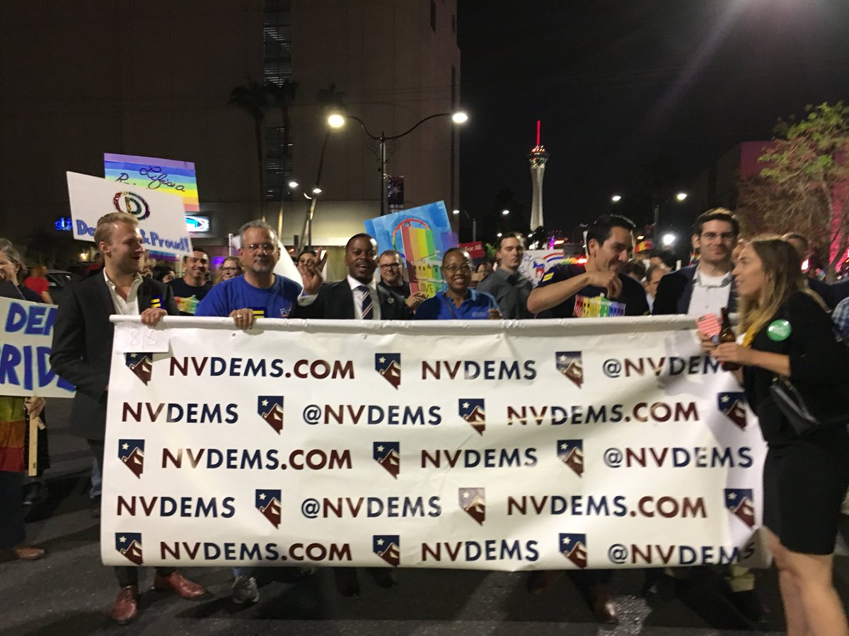 Ozzie4Nevada's tweet photo. #2017Pride Downtown Las Vegas was a night of unity and inclusiveness. @WillMcCurdyII @Thompson4AD17 @Daniele4NV @NelsonAraujoNV @ellen_fumo https://t.co/UZsubk39s2