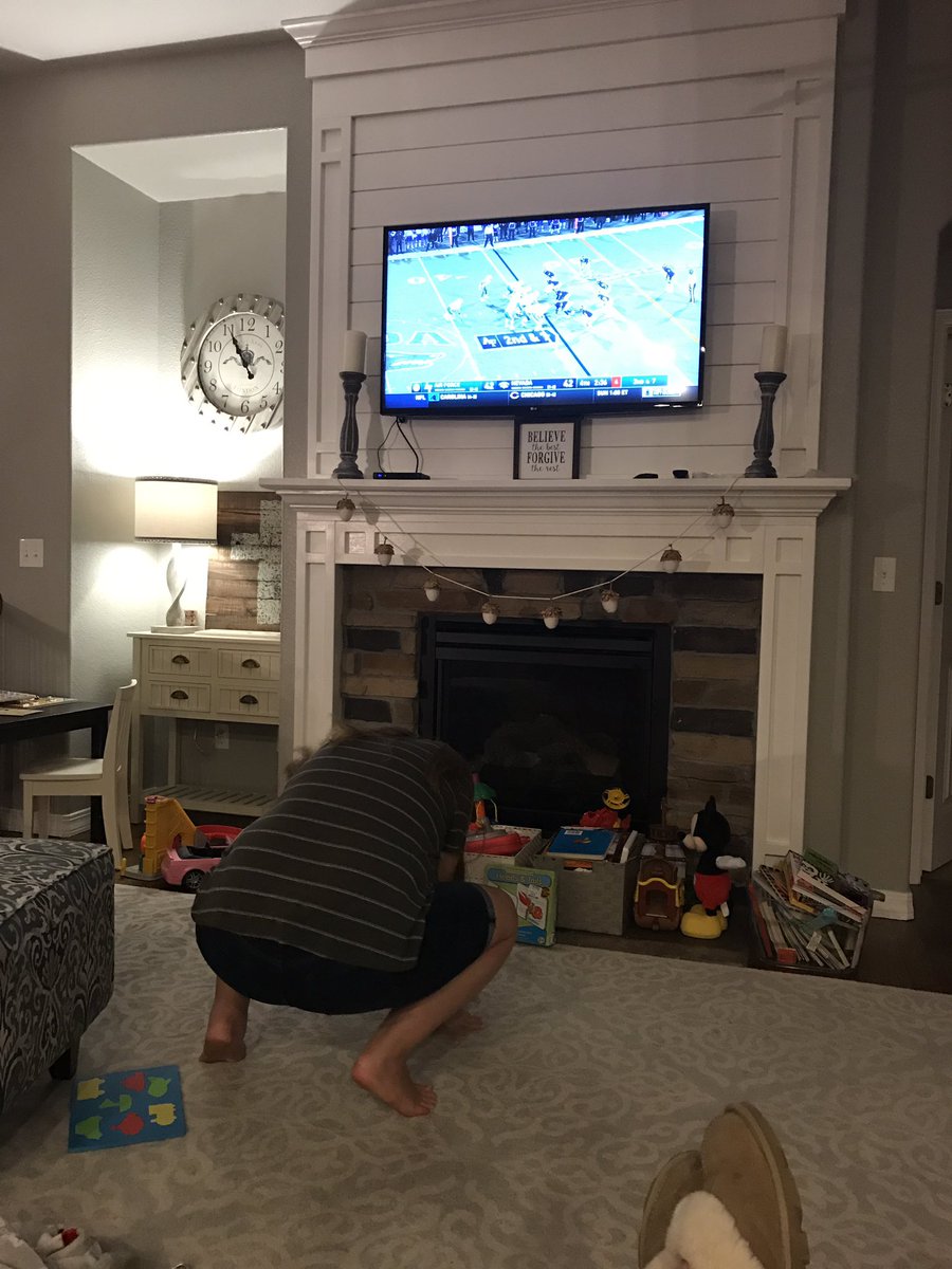 khazenlobo's tweet photo. @CoachLobotzke giving your daughter a heart attack. We won! #airforcefootball #lotsofoffense https://t.co/sESAwdFDEW