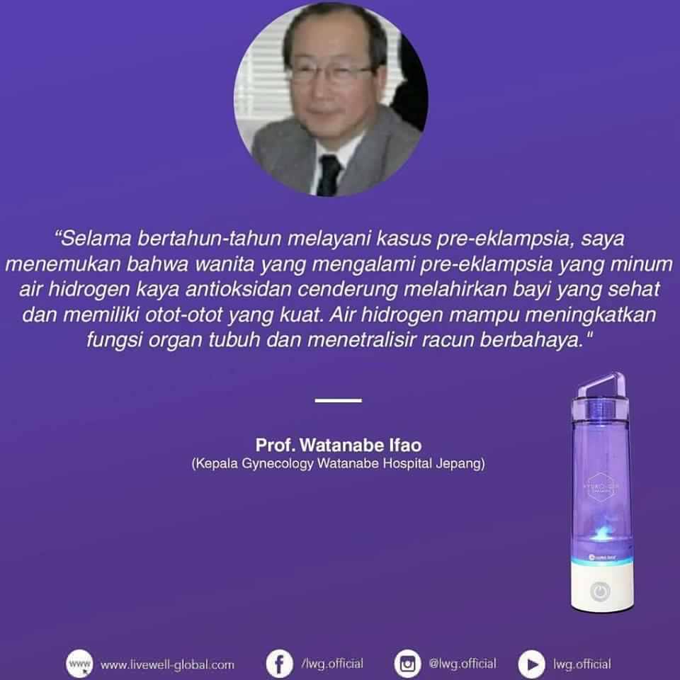 Inilah pendapat salah satu ahli mengenai manfaat air hidrogen.  Hubungi :Vera | 61-433235777 | vregar.yesnumber1.com #yesnumber1 #lwg