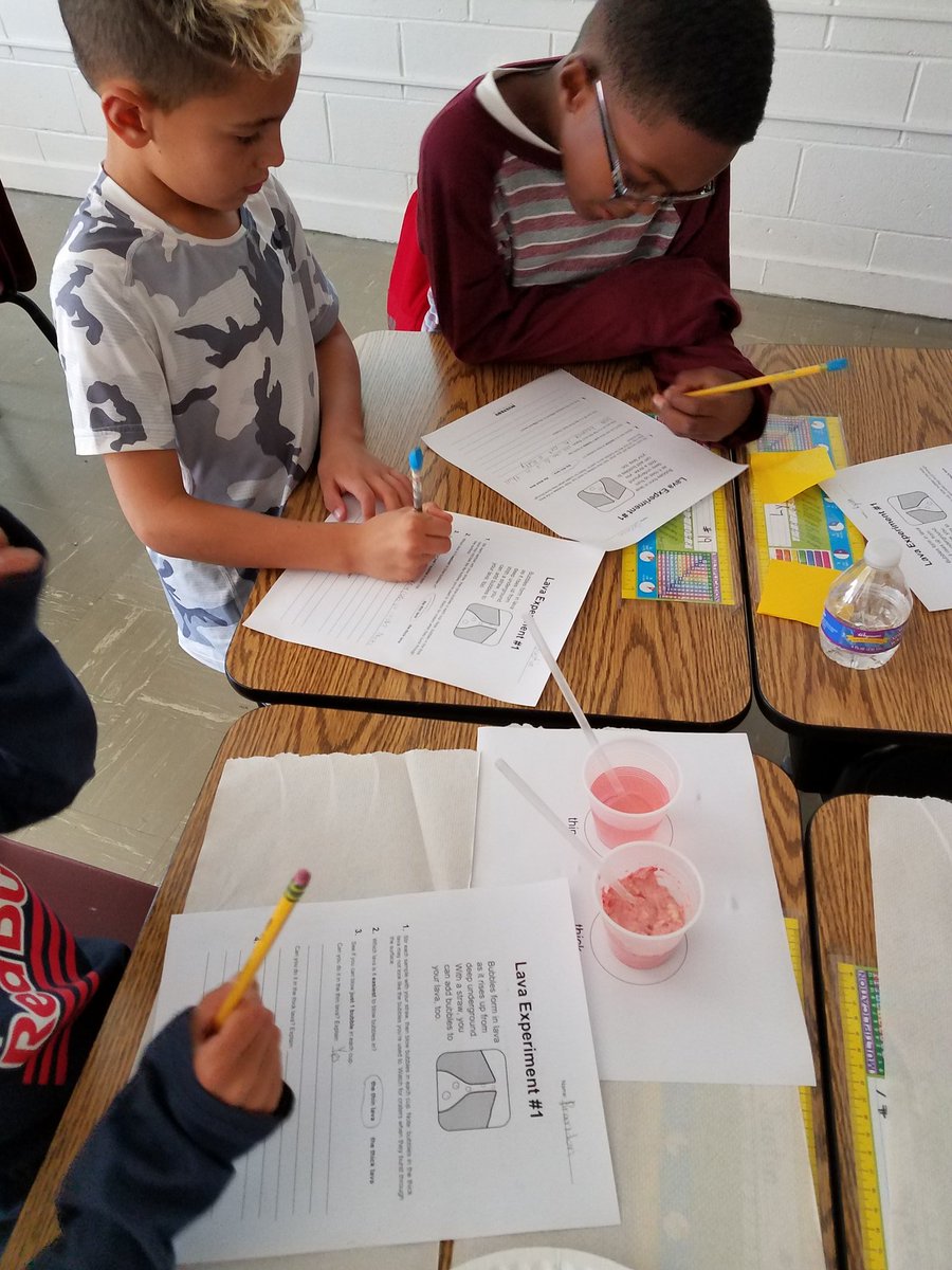 Ss testing types of lava with #MysteryScience !! #ngss