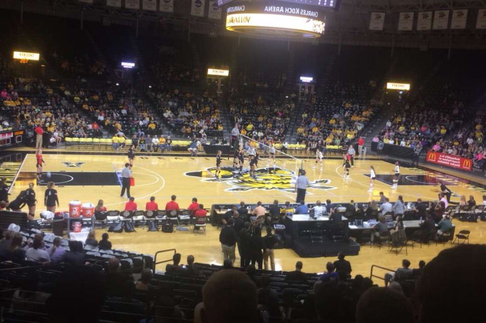 Adam_Gauzy's tweet photo. Congrats to the vball team continuing the winning streak @ShockerLIFE #SASuccess https://t.co/ltYu2rdFJP