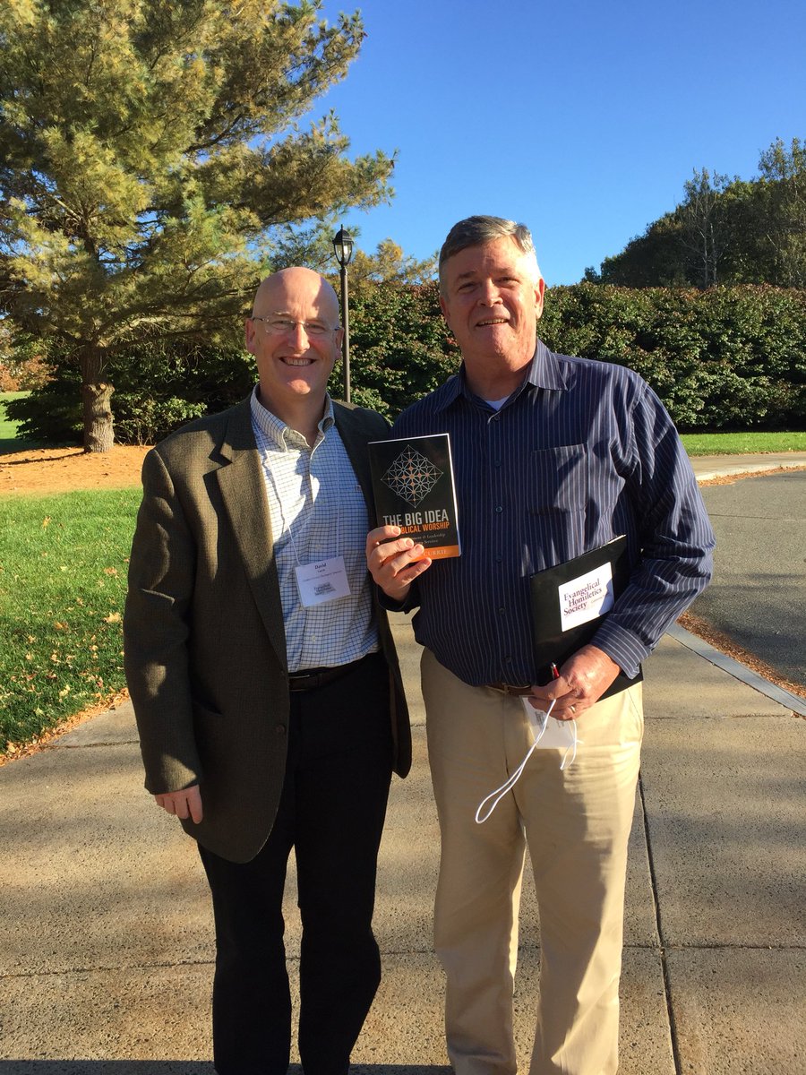 DavidACurrie2's tweet photo. Fun to catch up with @GordonConwell classmate, Tim McQuade, &amp; sign his copy of BIBW #EHS2017 https://t.co/YGp2GqRdag