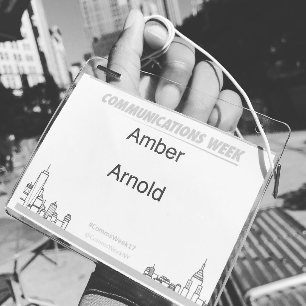 AmberMicala's tweet photo. We have a shared responsibility in ensuring the #TruthInComms in an era of “fake news.” Mind what you create & consume. Thanks @CommsWeekNY! https://t.co/GPjJhRJCvw