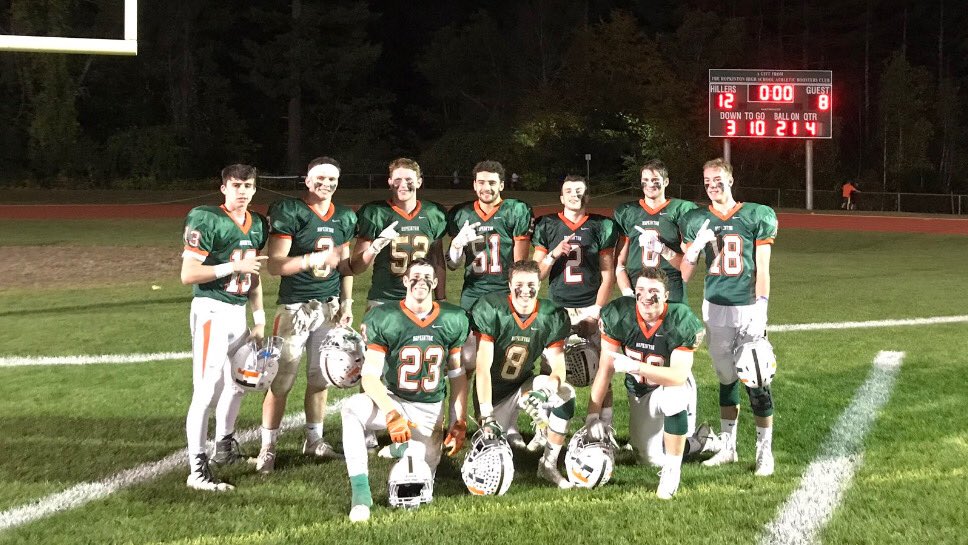 hhspressorg's tweet photo. Latest Sports Update: Amazing group of HillerFootball seniors on an incredible night. Much deserved success! #tvlc… https://t.co/xObykLL12v